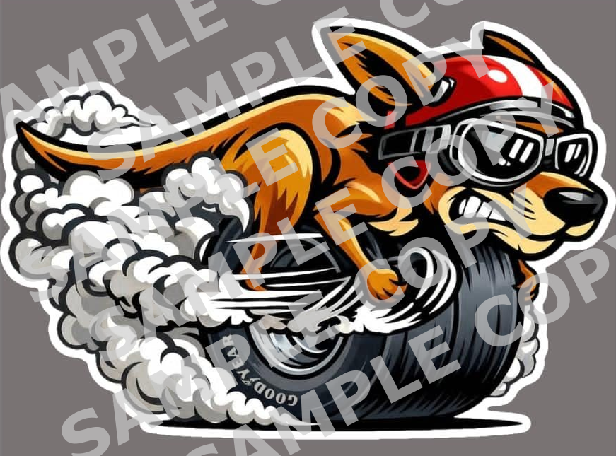 Right Facing Kangaroo Sticker