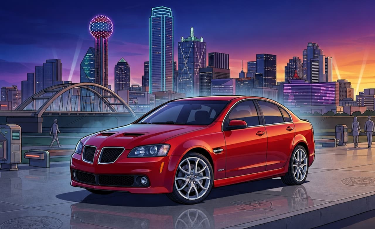 G8 GXP Texas cityscape